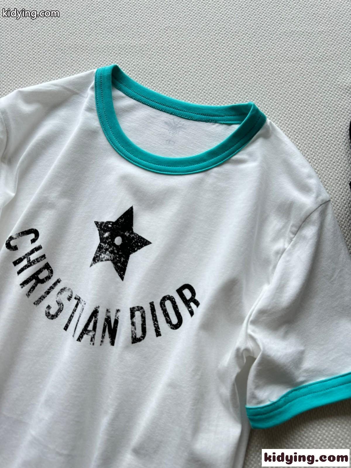 人気 ロゴ Dioriviera Tシャツ クリスチャン・ディオール 半袖Tシャツ コピー レディース-2