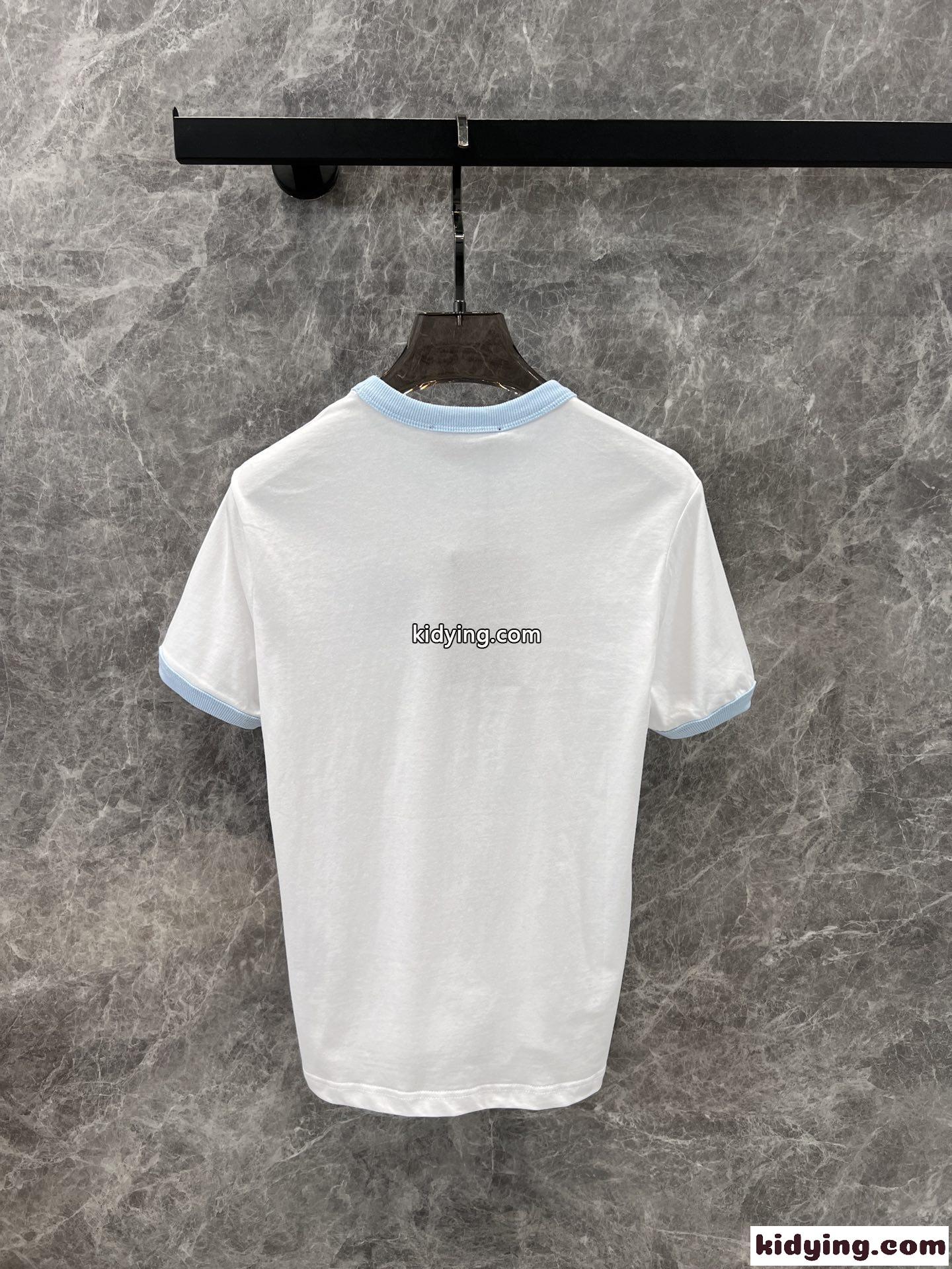カジュアル 合わせやすい クルーネック 半袖Tシャツ グッチ Tシャツ コピー ホワイト-2