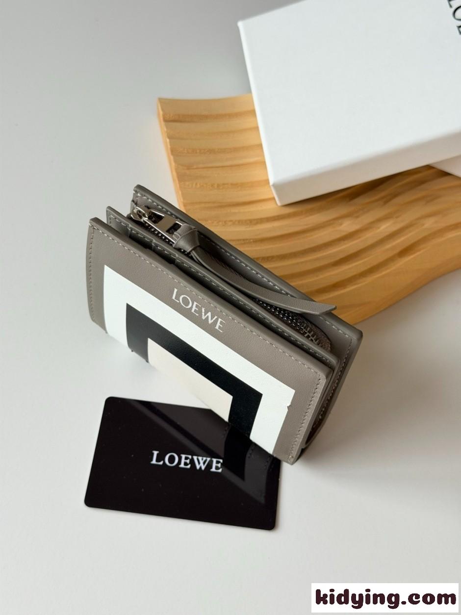 ロエベ 財布 スーパーコピー LOEWE x Albers コンパクトウォレット 二つ折り財布-1