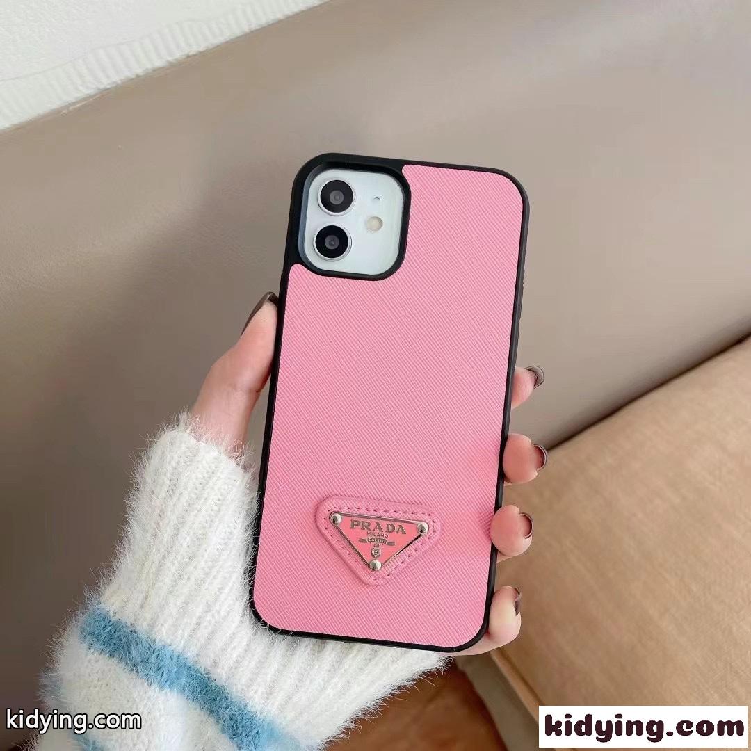 プラダ スマホケース コピー 人気 トライアングルロゴ アイフォンケース-0