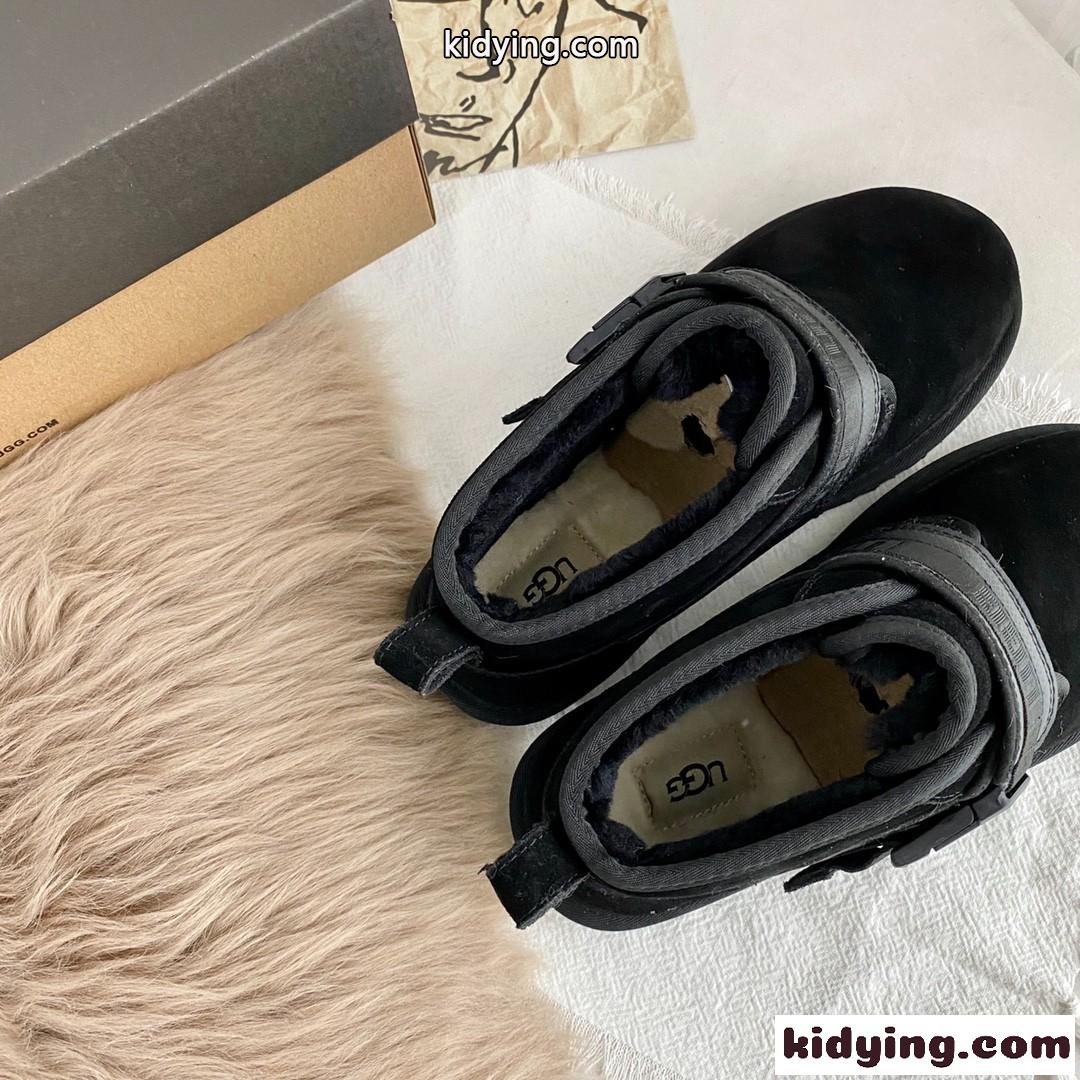 人気◆UGG Neumel Snapback ニューメル スナップバック ブーツ 偽物 ブラック-2