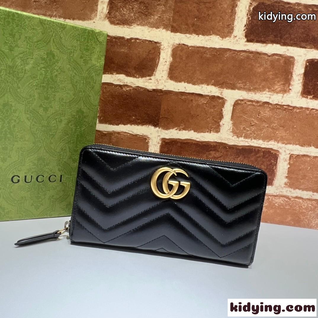 〔GGマーモント〕 ジップアラウンドウォレット グッチ 財布 コピー 長財布-1