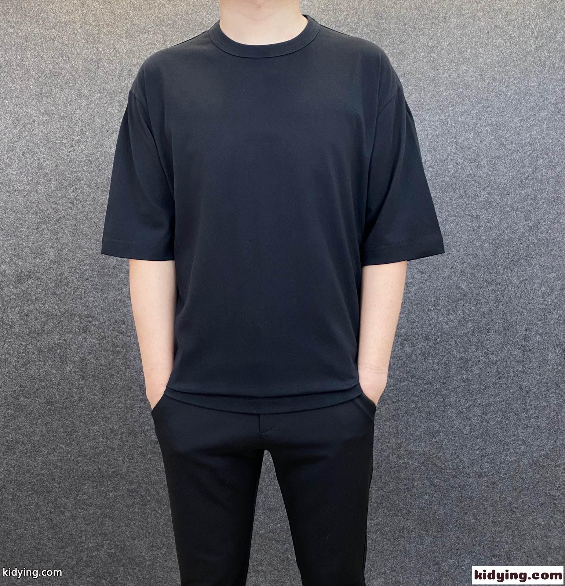 カジュアル ゆったり シンプル ラウンドネック 刺繍入り ロエベ 半袖tシャツ コピー メンズ トップス-2