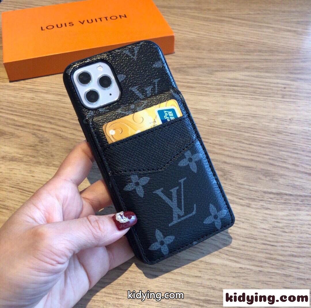 おしゃれ モノグラム柄 ルイ・ヴィトン アイフォンケース コピー カード収納 スマホケース-1