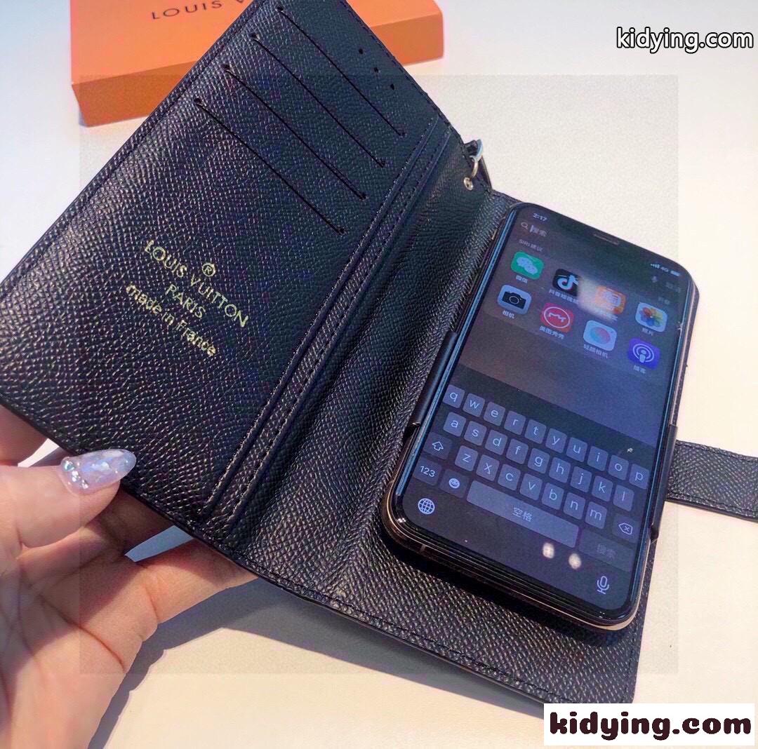人気 おしゃれ ルイ・ヴィトン スマホケース 偽物 カード収納 手帳型-4