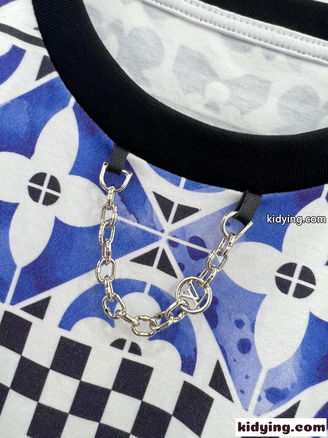 LV バイ・ザ・プール モノグラムタイルクロップトップ ルイ・ヴィトン Tシャツ コピー レディース-2