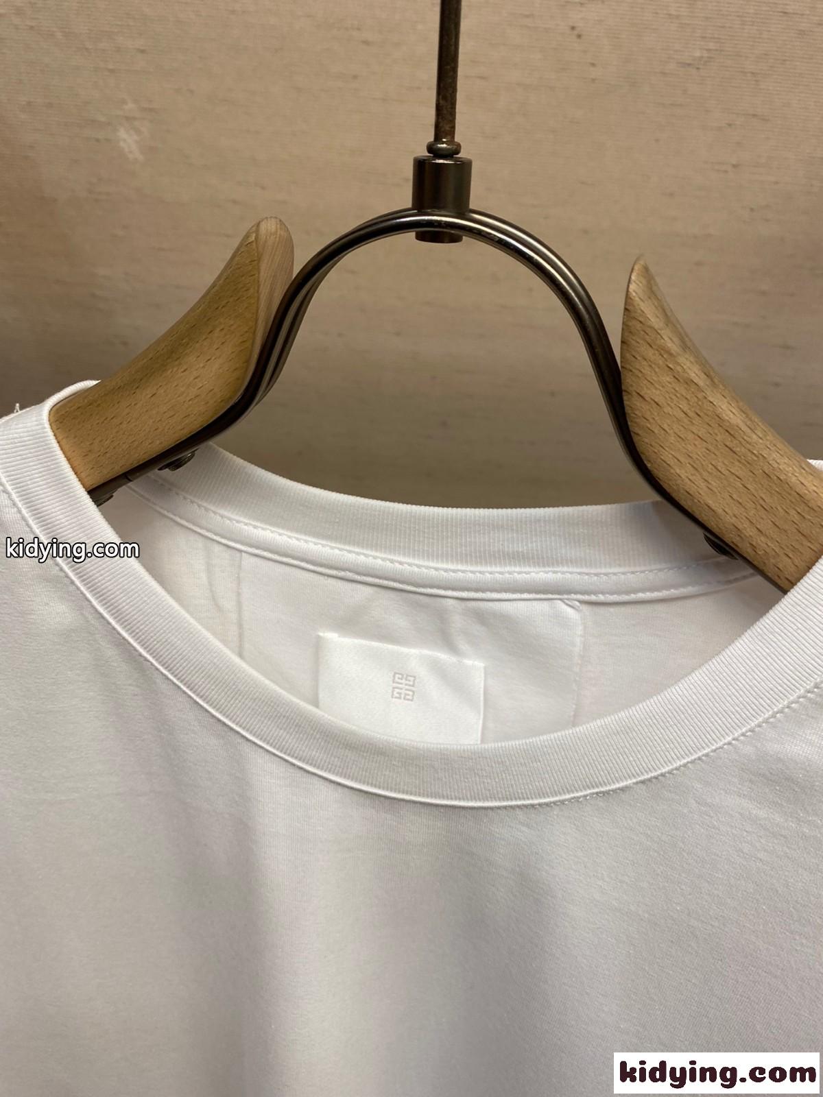 カジュアル 人気 サークル プリント 半袖Tシャツ ジバンシィ Tシャツ コピー-2