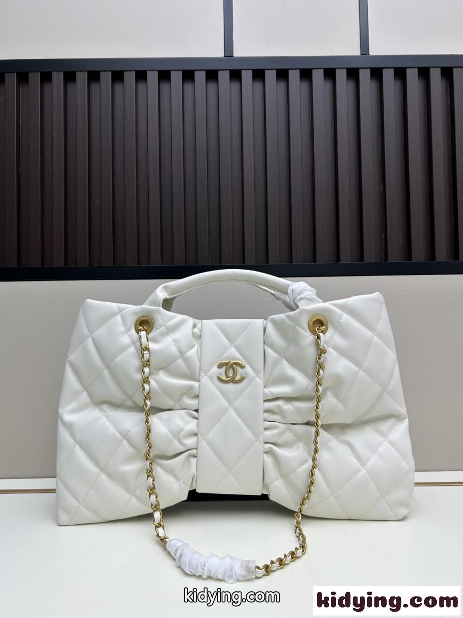 CHANEL シャネル マトラッセ バッグ 25K コピー 可愛い リボン ホワイト-0