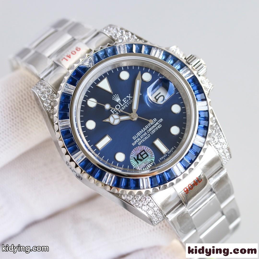 高級 人気 自動巻き 上品 ロレックス 腕時計 コピー 40mm おしゃれ カジュアル 日付表示 ウォッチ-0