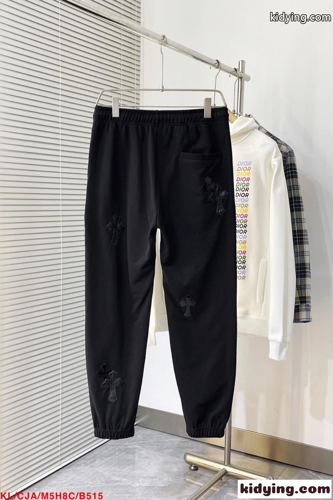 カジュアル クロスパッチ クロムハーツ パンツ コピー メンズ スウェットパンツ-1
