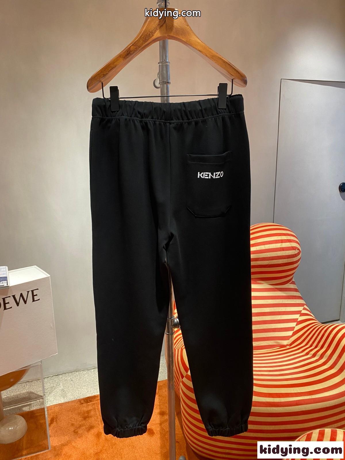 定番 カジュアル スウェットパンツ ケンゾー パンツ コピー ブラック-4