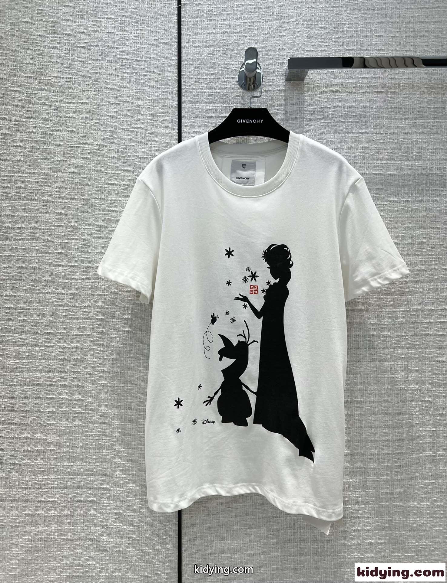 Givenchy x Disney 可愛い プリント ジバンシィ Tシャツ コピー 半袖 カジュアル コットン トップス-2