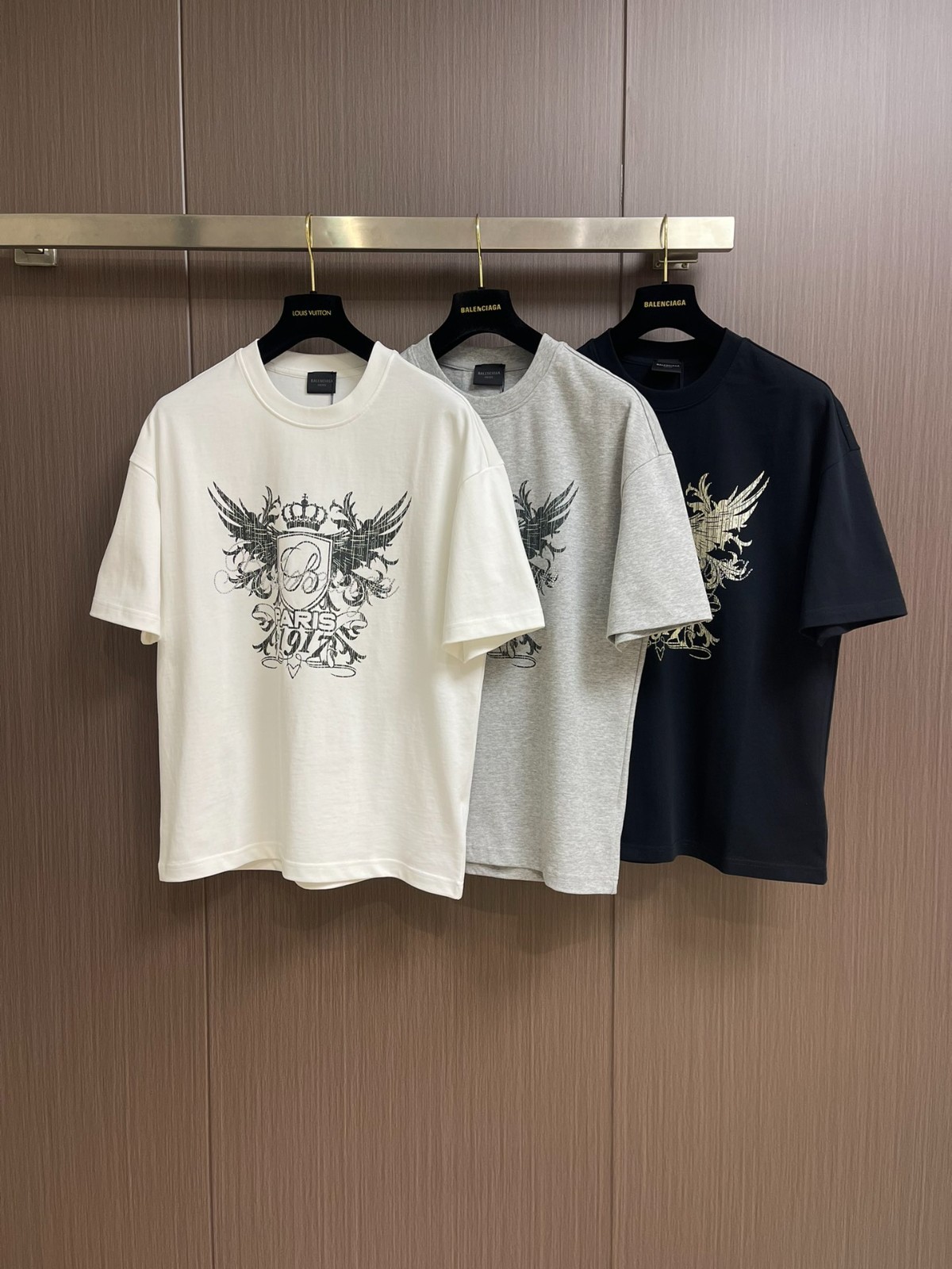 定番 カジュアル プリント入り バレンシアガ Tシャツ コピー 半袖Tシャツ-0