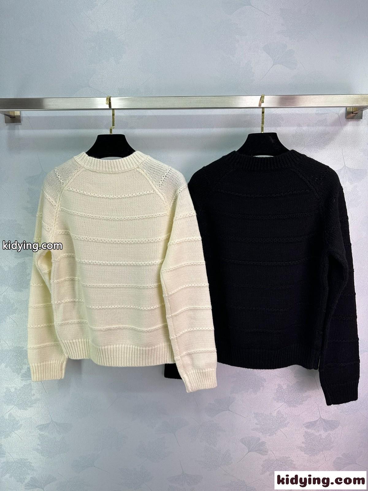 シンプル 合わせやすい ウールセーター セリーヌ セーター コピー レディース トップス-4