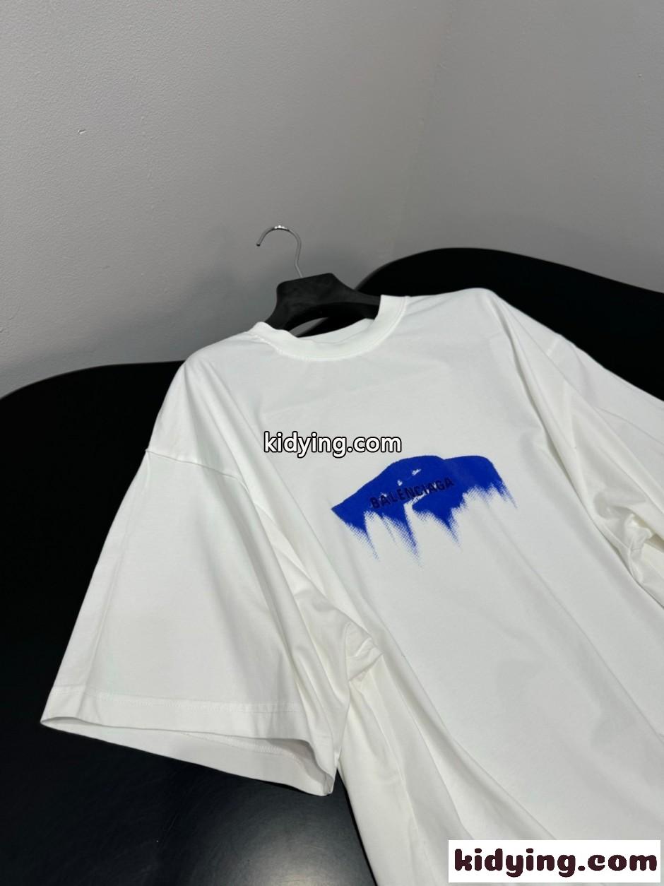 定番 人気 オーバーサイズ 半袖Tシャツ バレンシアガ Tシャツ コピー ホワイト-3