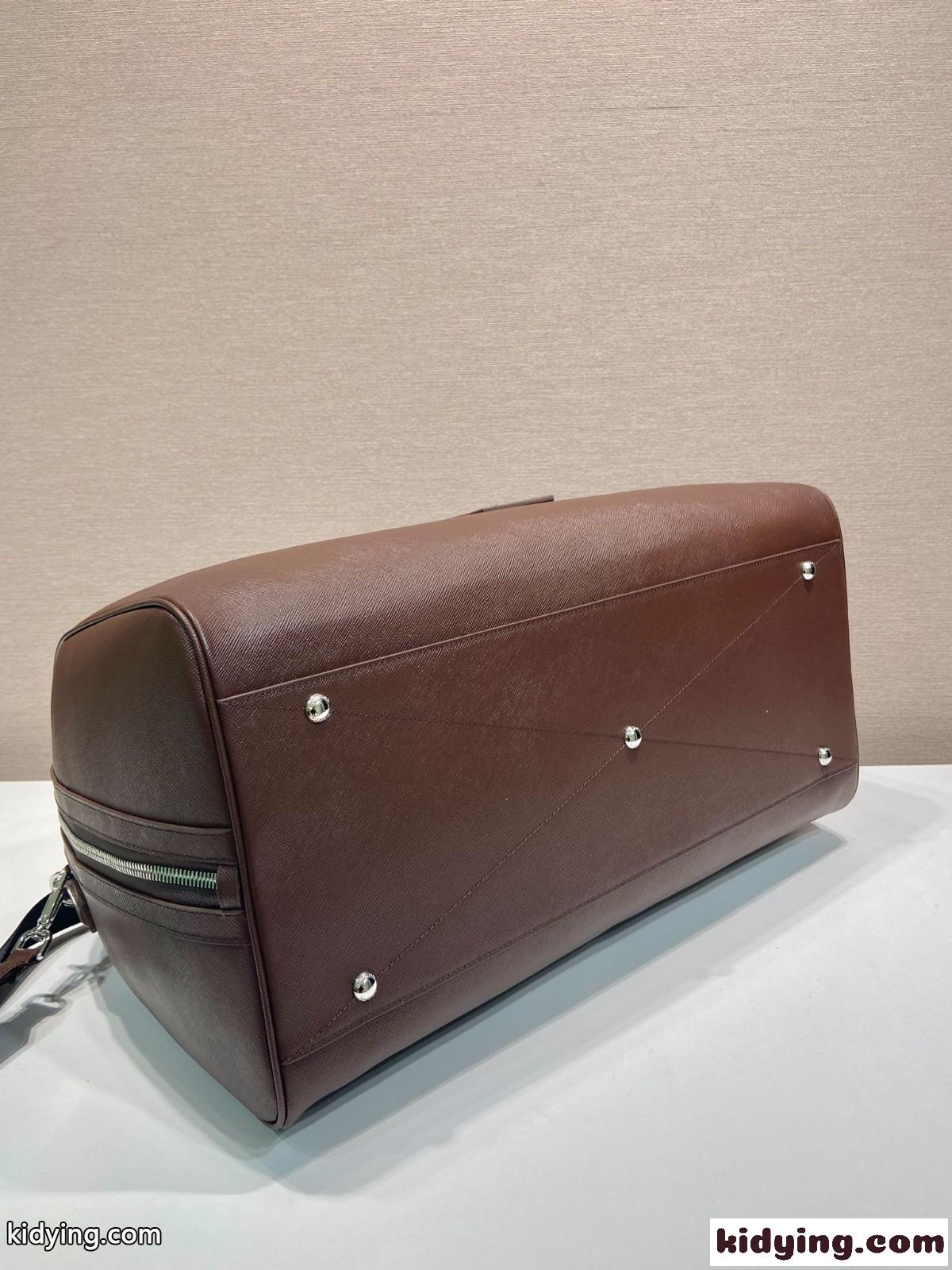 洗練された 上品 サフィアーノレザー ダッフルバッグ プラダ バッグ コピー 2VC018-3