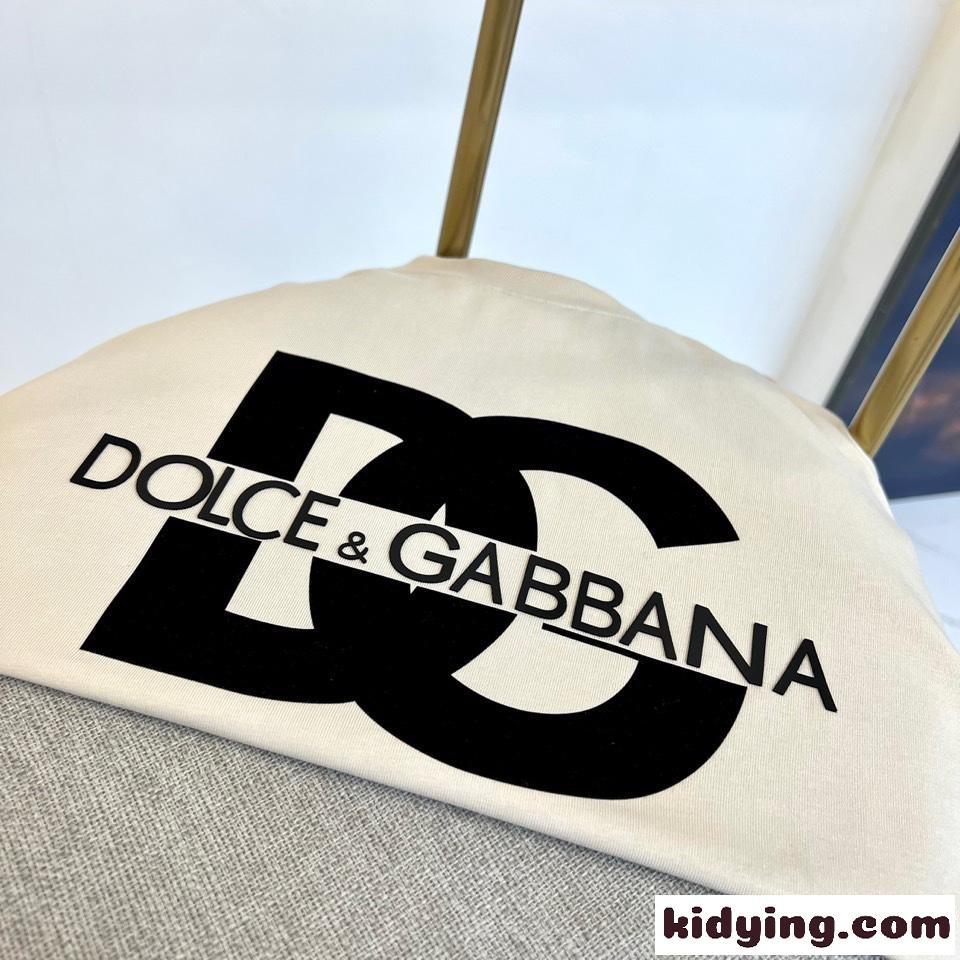 大人気 ロゴプリント クルーネック ドルチェ&ガッバーナ 半袖Tシャツ コピー-5