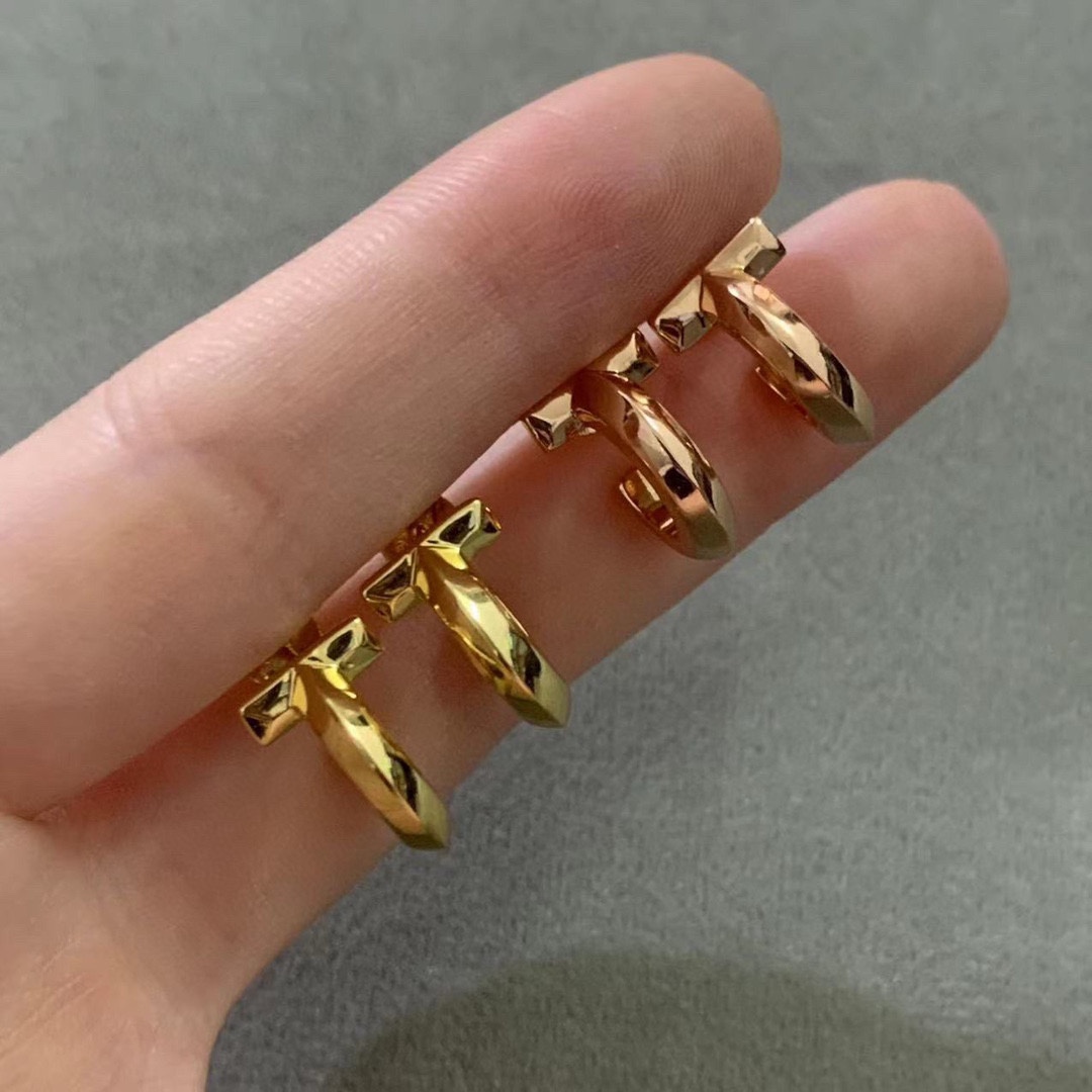 洗練された 人気 ティファニー T T ワン フープ ピアス コピー アクセサリー-3