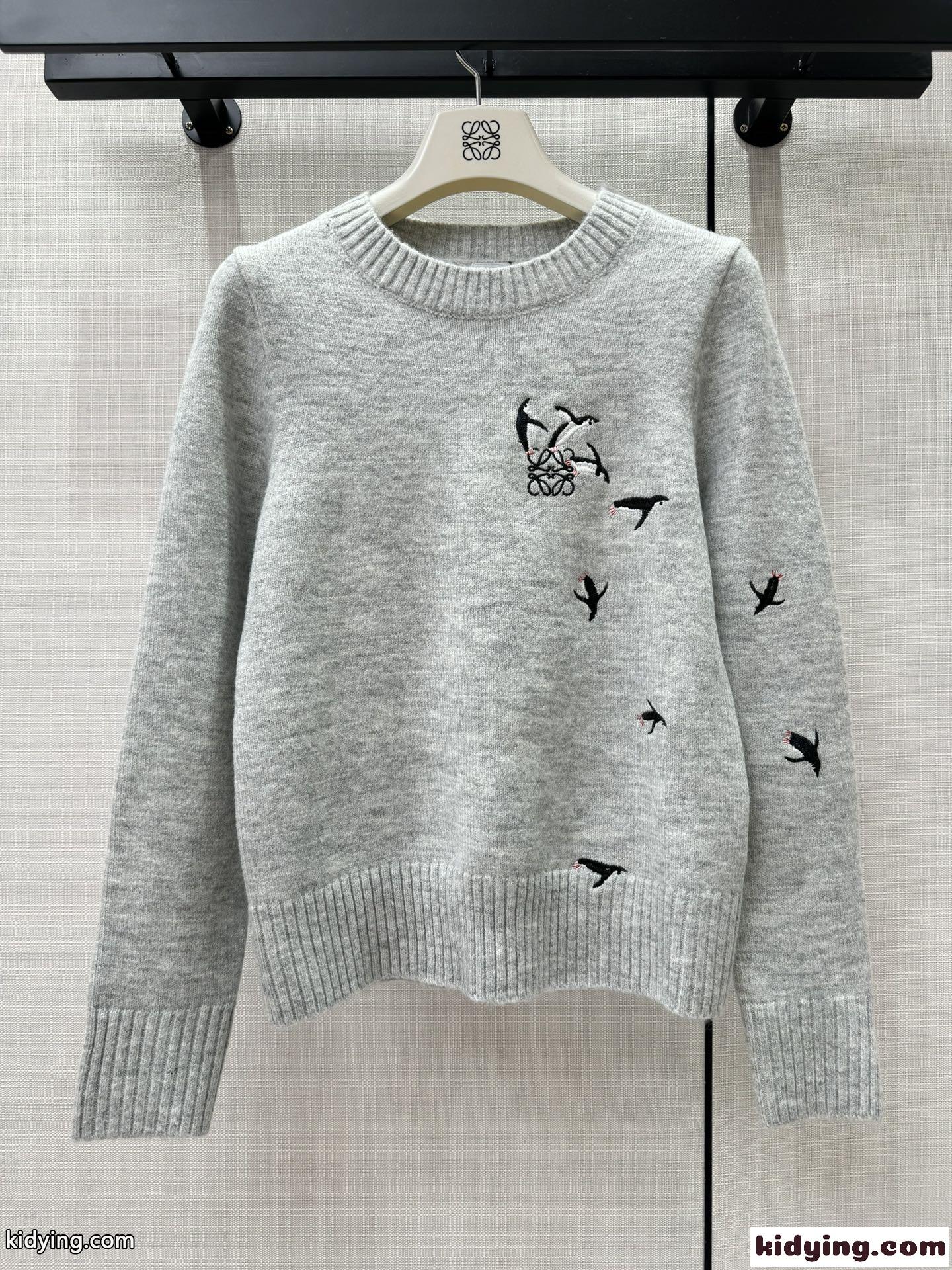 LOEWE x Suna Fujita ロエベ セーター コピークルーネック 合わせやすい-1