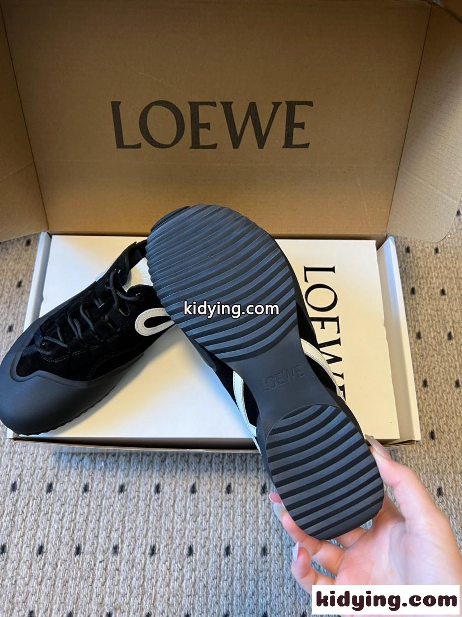 新作&お洒落 カジュアル LOEWE ロエベ グリップ スニーカー コピー ブラック-1