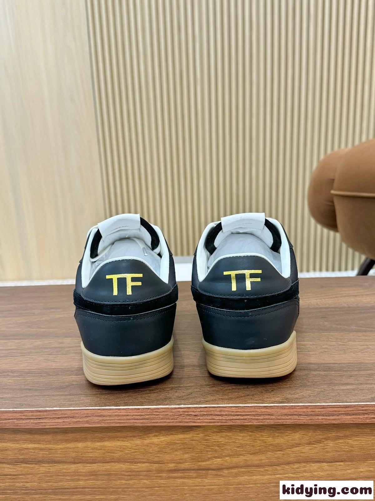TOM FORD ジャクソン スニーカー カジュアル 人気 トムフォード スニーカー コピー ブラック-0