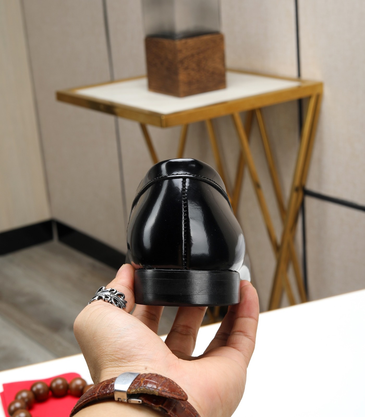 トッズ シューズ コピー ケイト チェーン メンズ ローファー ビジネスシューズ-3