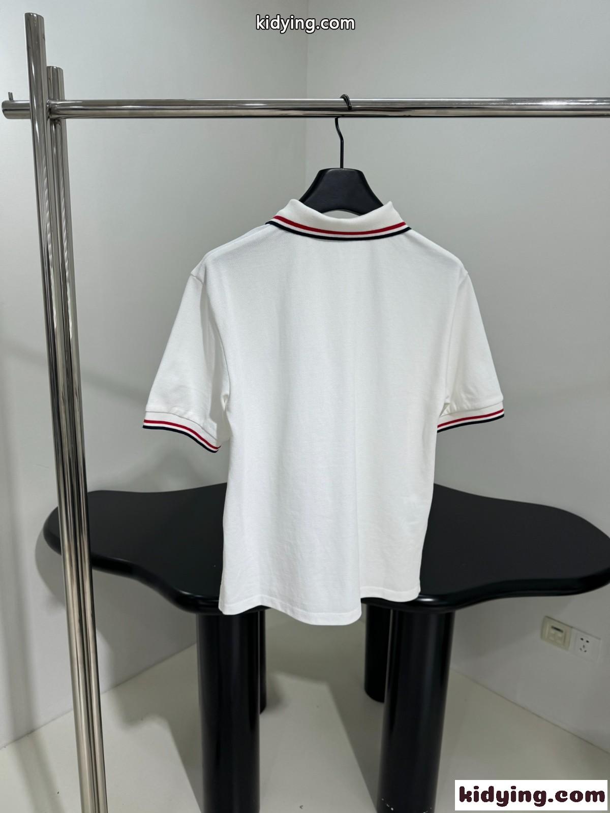 おしゃれ コットンピケ ポロシャツ ミュウミュウ Tシャツ 偽物 レディース-0