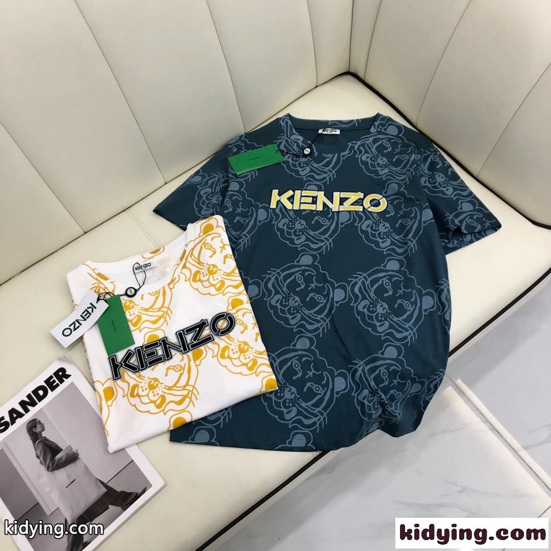 プリント 刺繍 おしゃれ 合わせやすい ケンゾー tシャツ レディース コピー 半袖 快適 カジュアル クールネック-3