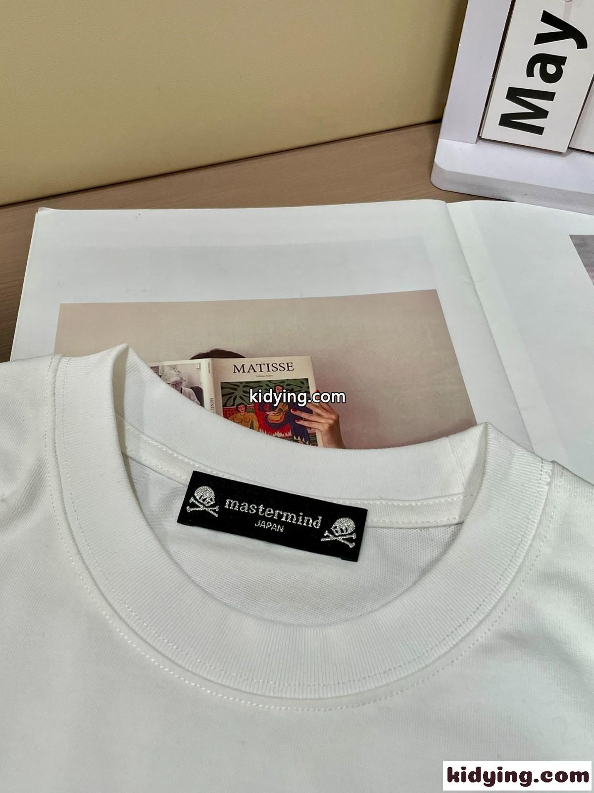 マスターマインド・ジャパン Tシャツ コピー コットン オーバーサイズ 半袖Tシャツ ホワイト-1