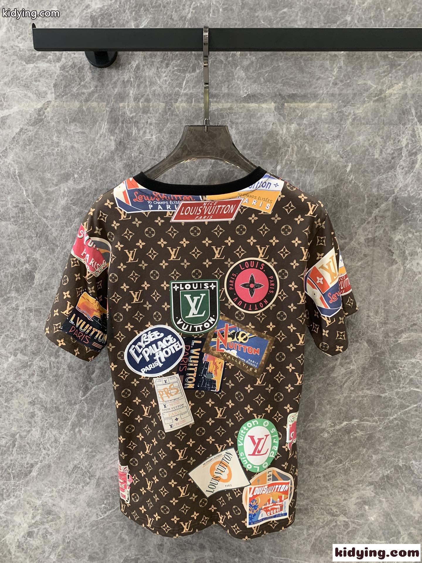 ルイ・ヴィトン 半袖Tシャツ コピー エリゼパレスTシャツ カジュアル-0