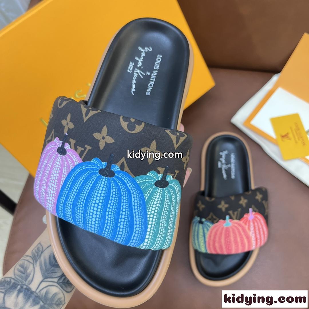 LV × YK プールピロー・ライン ミュール ルイ・ヴィトン サンダル コピー レディース-3