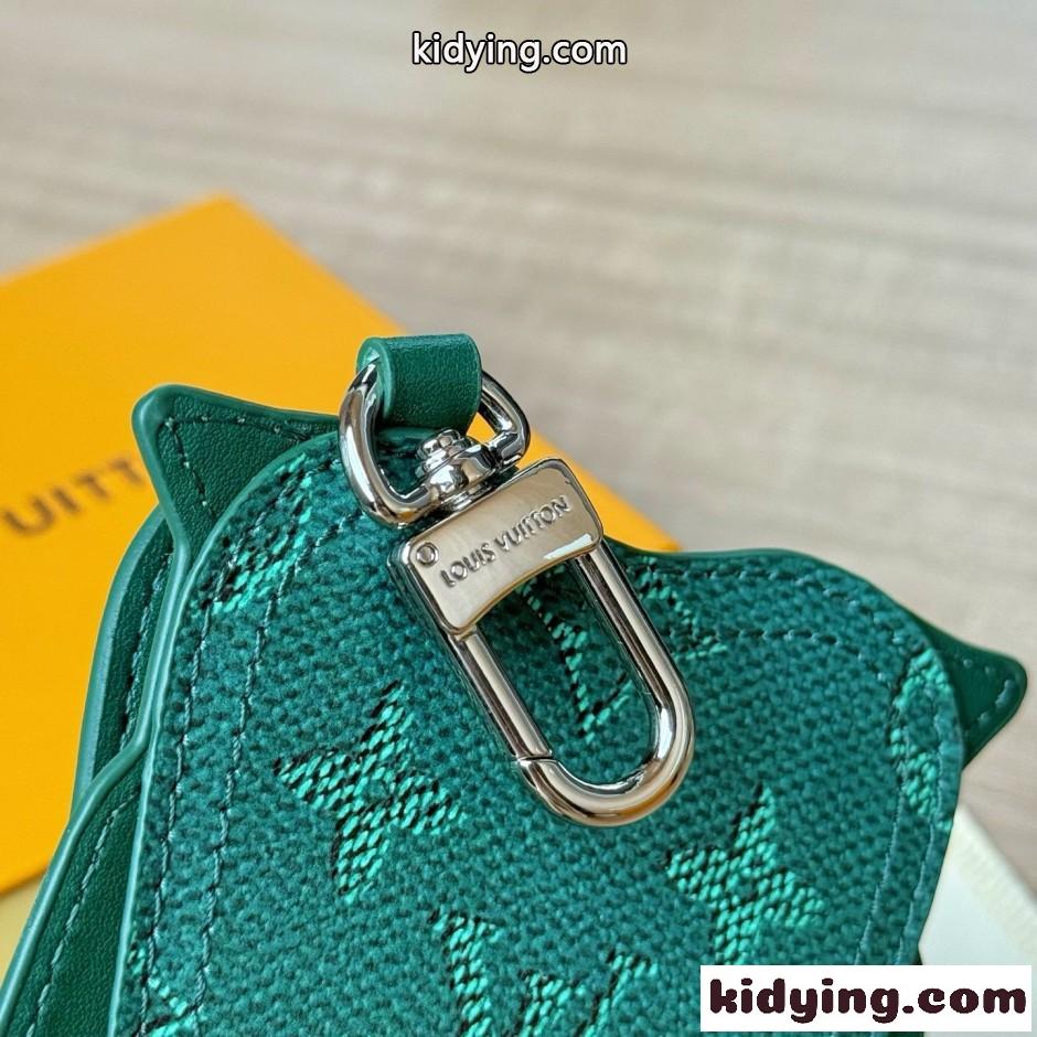 バッグチャーム・LV オウル ルイ・ヴィトン キーホルダー 偽物 グリーン-2