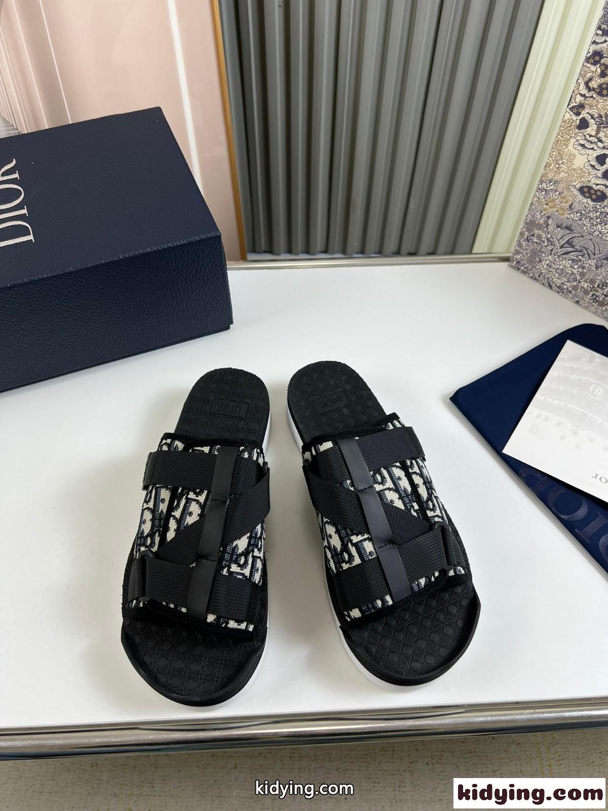 クリスチャン・ディオール サンダル 偽物 メンズ カジュアル 人気 Dior Alpha サンダル-2