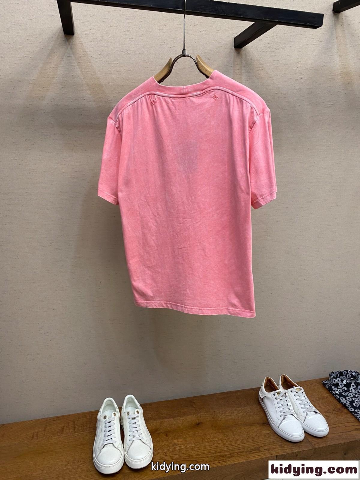 お洒落 ウォッシュドリブTシャツ ルイ・ヴィトン スーパーコピー クルーネック-2