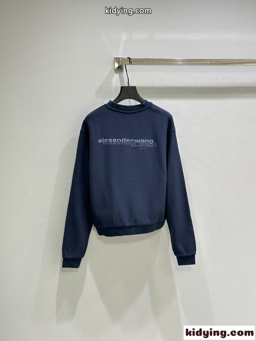 アレキサンダーワング Tシャツ 偽物 ユニセックス コットン スウェットシャツ-3