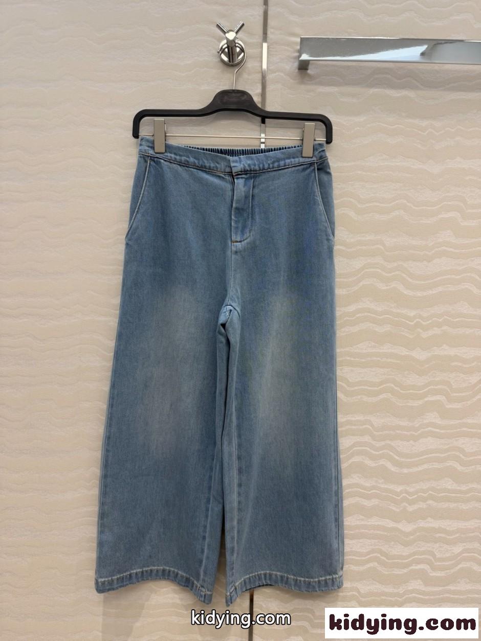 シンプル カジュアル デニムパンツ ロエベ ジーンズ コピー 合わせやすい-0