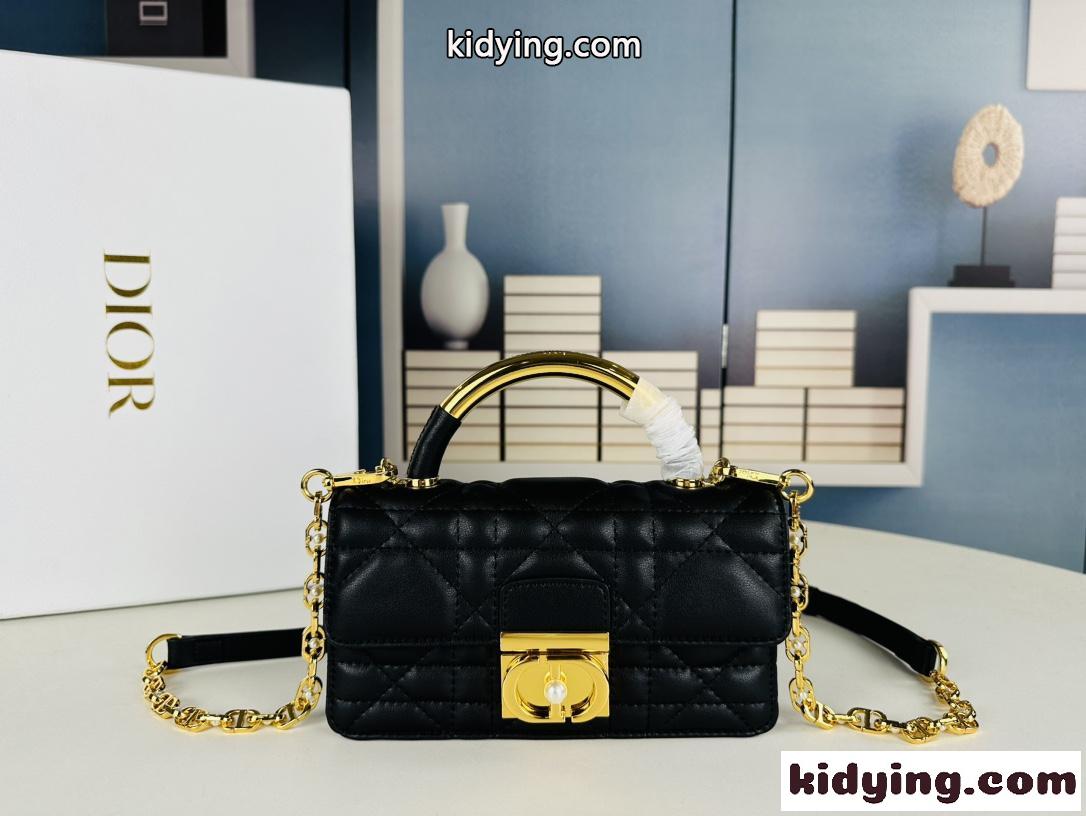 Dior Ange バッグ ミニ クリスチャン・ディオール バッグ コピー ブラック-0