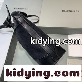 Balenciag帆布トートバッグ 帆布に牛革,大容量のバッグ バレンシアガ バック 安い コピー-0