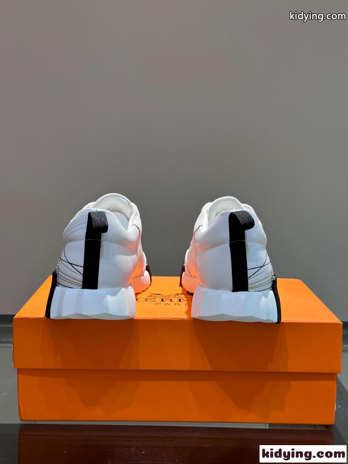 大人気 HERMES バウンシング スニーカー エルメス スニーカー コピー ホワイト-3