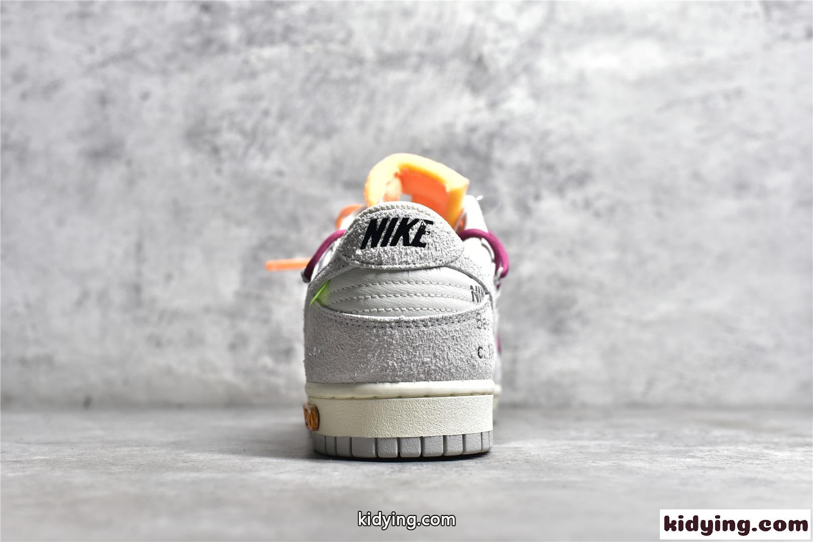 大人気！ユニセックス NIKE X OFF-WHITE DUNK LOW オフホワイト スニーカー コピー-4