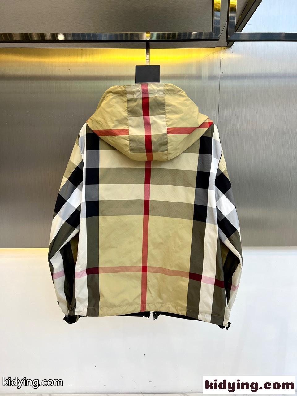 リバーシブル フード付き ブルゾン バーバリー ジャケット コピー メンズ-5