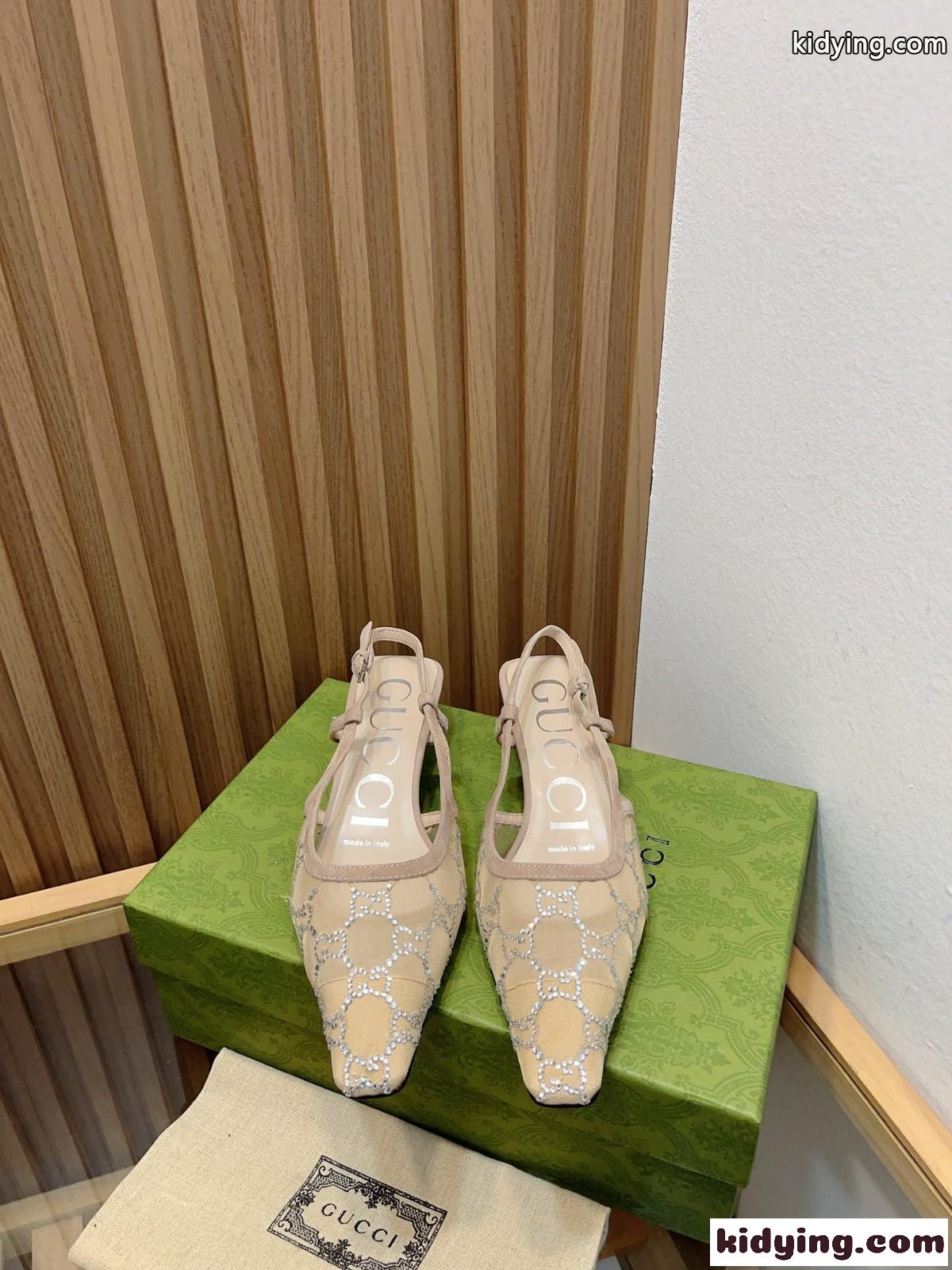 女性らしい GGスリングバック パンプス グッチ サンダル コピー レディース-2