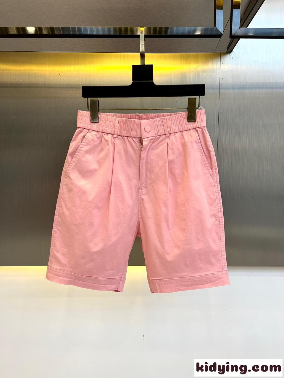 シンプル 合わせやすい モンクレール パンツ コピー ショートパンツ ピンク-0
