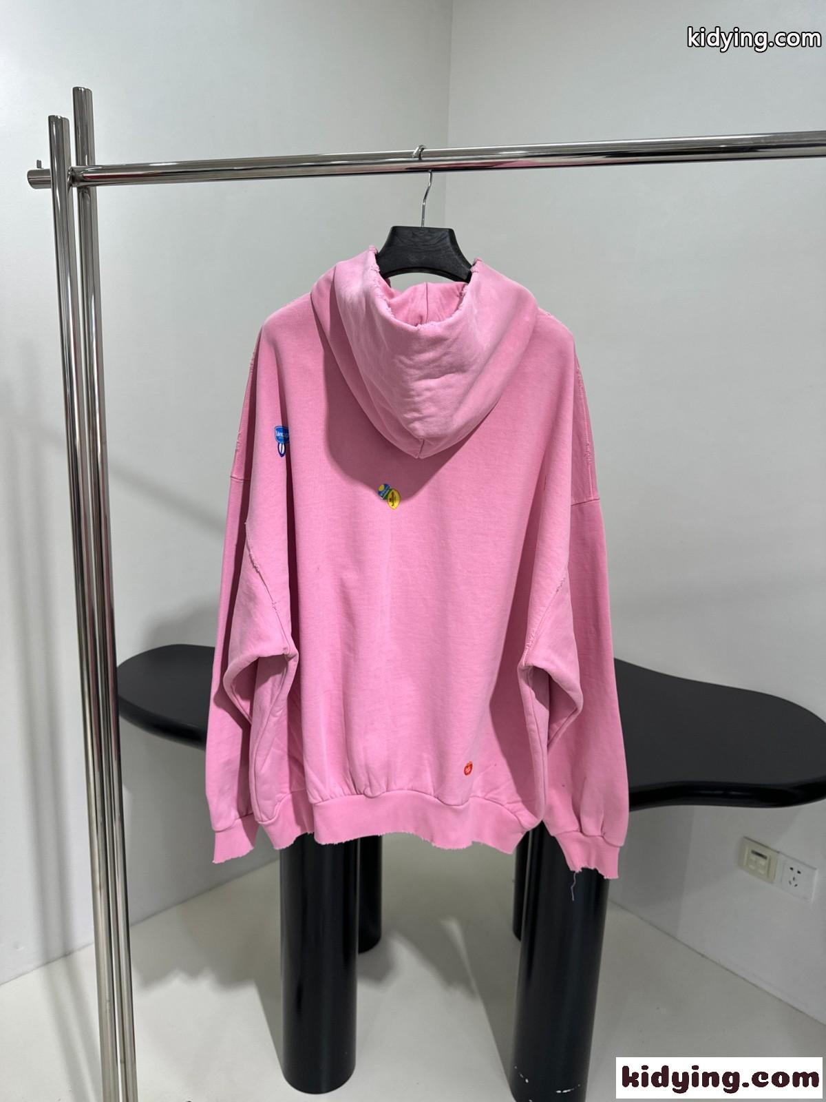 カジュアル お洒落 ジップアップフーディー バレンシアガ パーカー 偽物-1