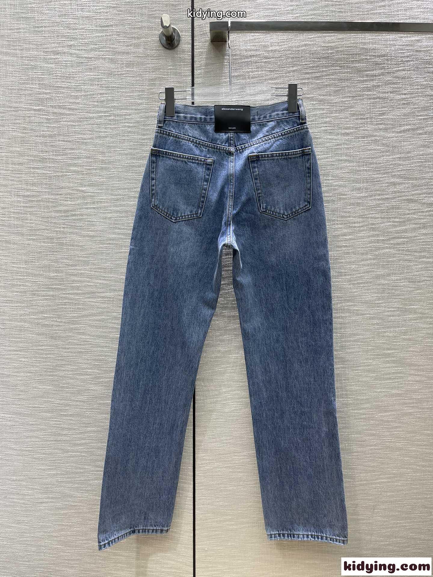 おしゃれ ロゴ ストレート デニムパンツ アレキサンダーワング ジーンズ コピー-2