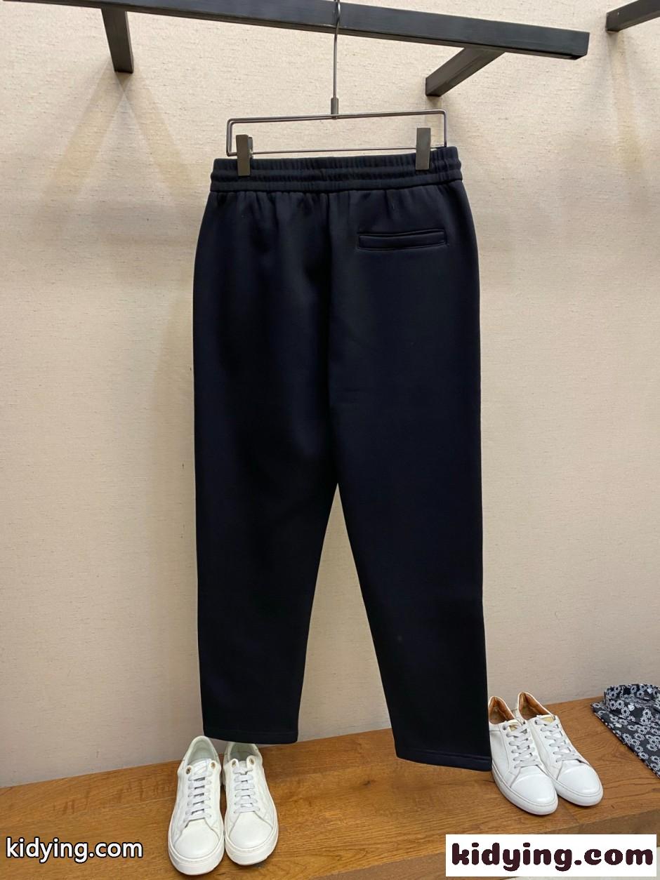 合わせやすい アナグラム スウェットパンツ ロエベ パンツ 偽物 ブラック-2