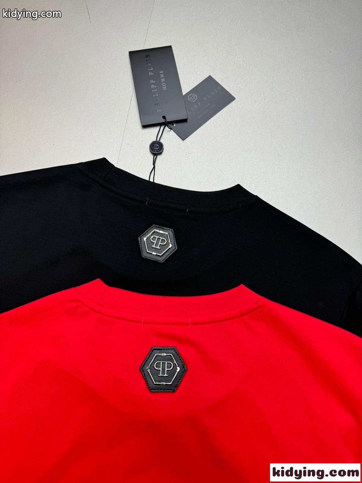 ラインストーン スカル フィリッププレイン 半袖Tシャツ コピー 4色あり-3