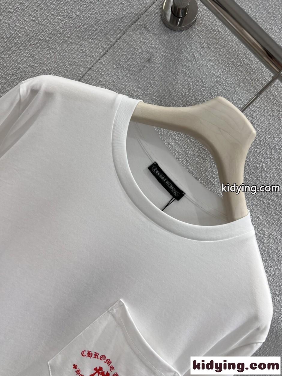 クロムハーツ Tシャツ 偽物 コットン カジュアル プリント ロングスリーブTシャツ-0