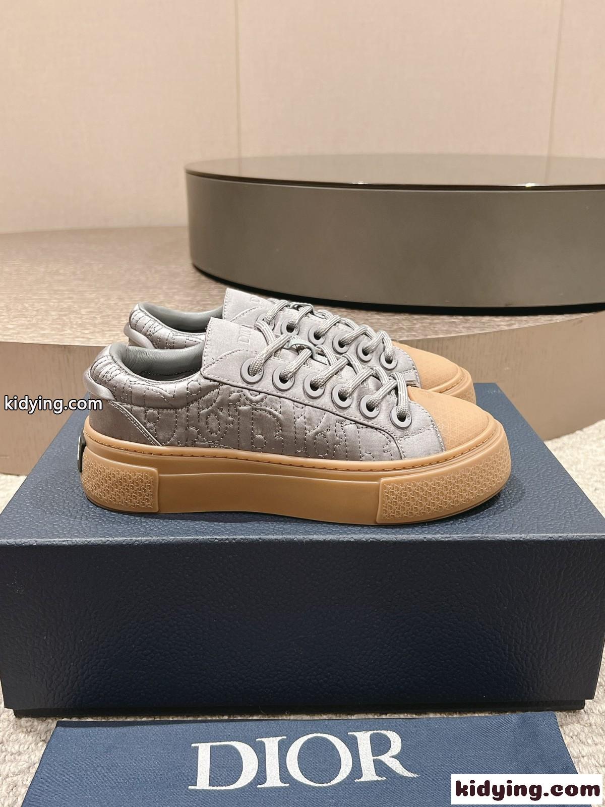 限定 DIOR AND STONE ISLAND B33 スニーカー クリスチャン・ディオール スニーカー スーパーコピー グレー-1