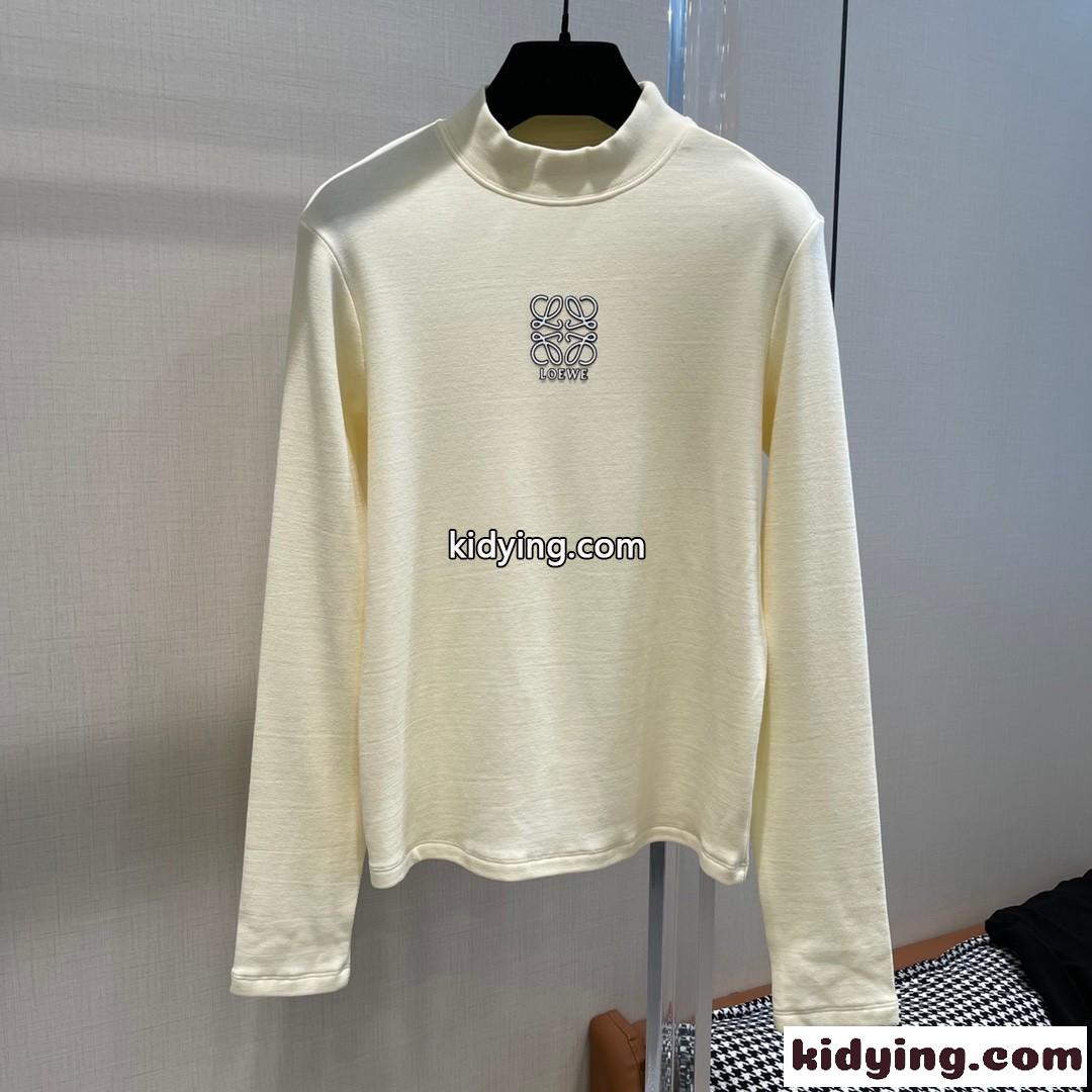 エレガント ハイカット 着痩せ ロエベ Tシャツ コピー 長袖 合わせやすい カットソー-1